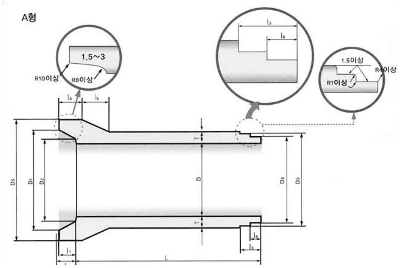 흄관-VR관 규격 사이즈 치수 도면 - 대성종합유통