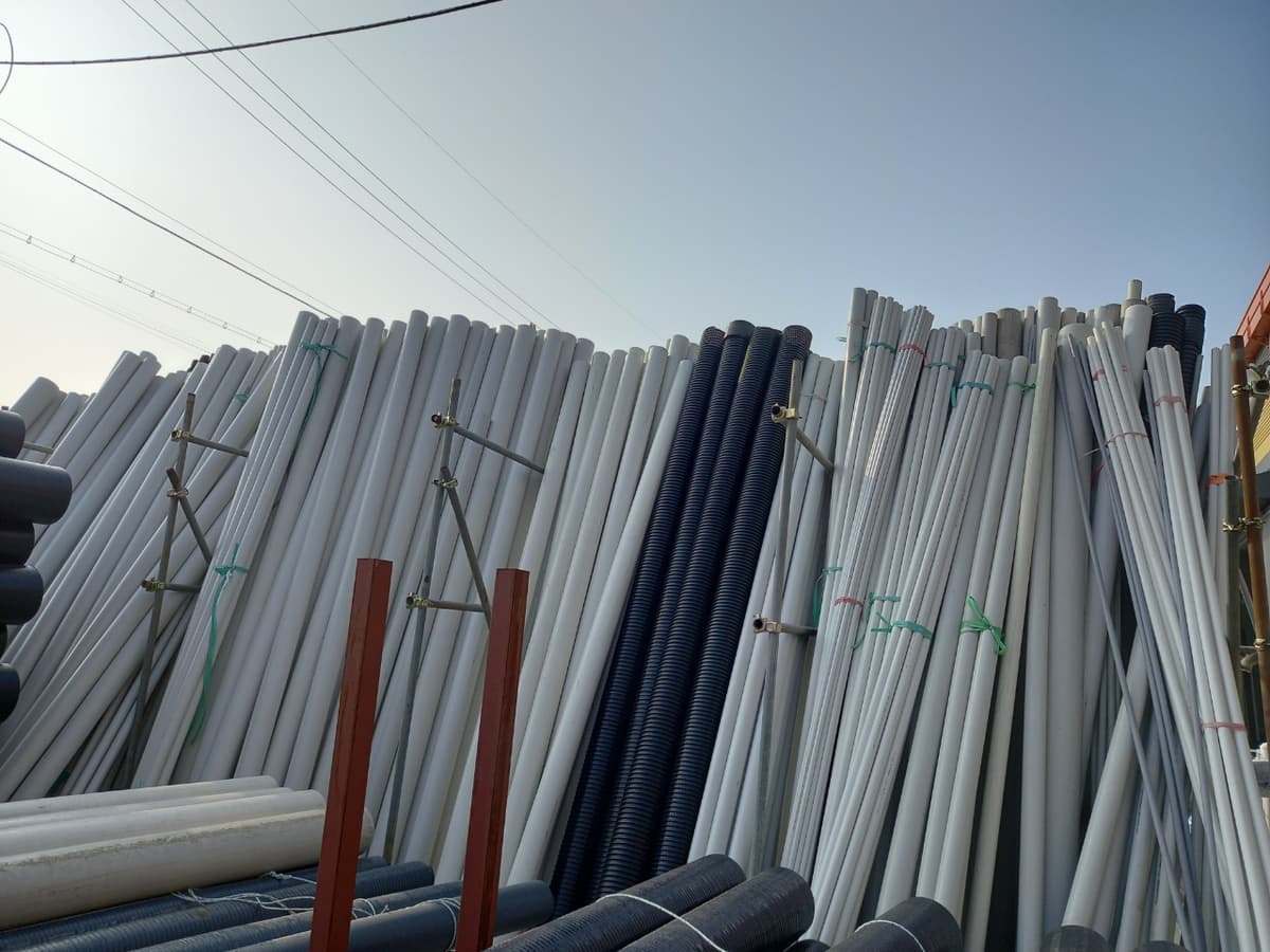 PVC파이프 제품사진 시공사례 - 인천 대성종합유통